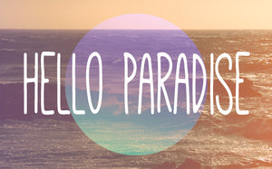 Wood Frames - Beach - Hello Paradise