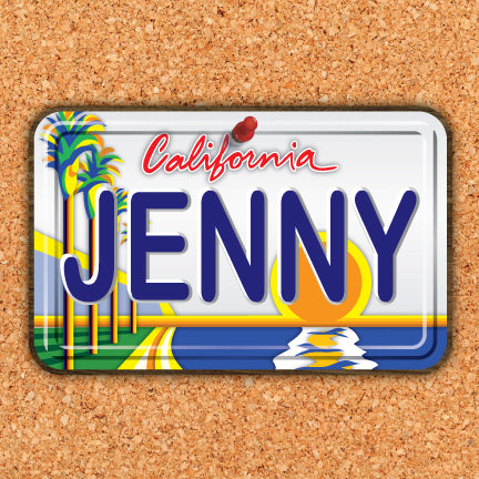ネーム入りWELCOME PLATE♡ License Plate 1002 – ScandiCal