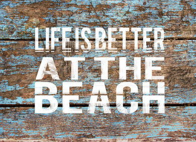 Wood Frames - Beach - Life Is Better At Beach