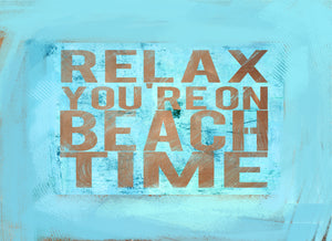 Wood Frames - Beach - Relax Beach Time