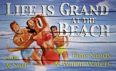 Wood Frames - Beach - Life Is Grand