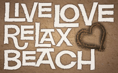 Wood Frames - Beach - Live Love Relax Beach