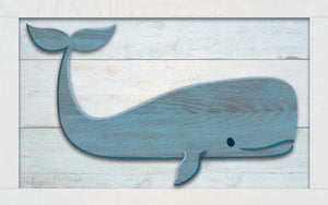 Wood Frames - Beach - Whale