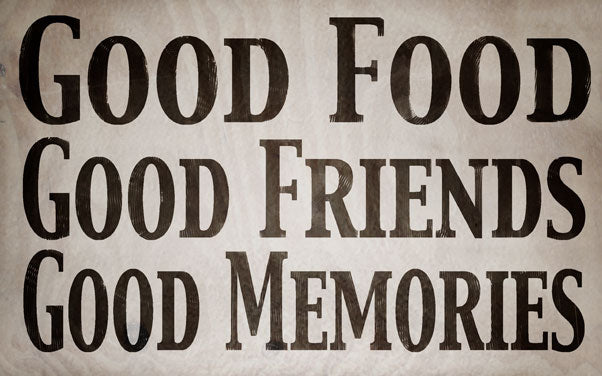 Friends Picture Frame, the Best Things in Life Are Memories Wooden