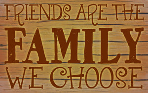 Wood Frames - Decor - Friends Are The Family We Choose