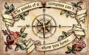 Wood Frames - Decor - Points Of Compass