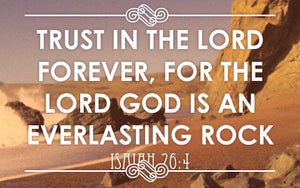 Wood Frames - Faith - Trust In The Lord