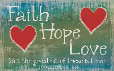 Wood Frames - Faith - Faith Hope Love