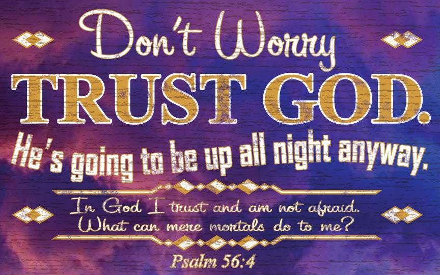 Wood Frames - Faith - Trust God