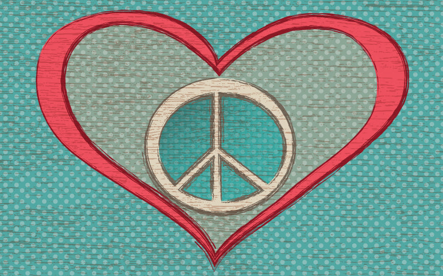Wood Frames - Inspirational - Heart Peace