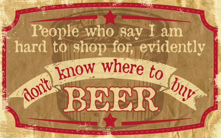 Wood Frames - Humor - Hard To Shop For