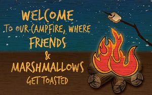 Wood Frames - Outdoor - Welcome To Our Campfire