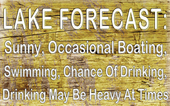 Wood Frames - Outdoor - Lake Forecast