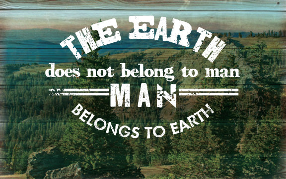 Wood Frames - Outdoor - Man Belongs To Earth