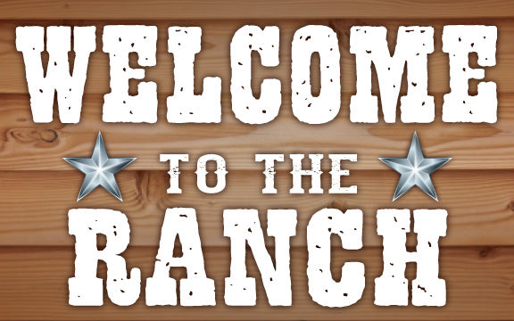 Welcome Ranchiel Wood Frames - Western - Welcome To The Ranch – ScandiCal