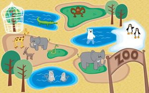 Wood Frames - Zoo - Zoo Map