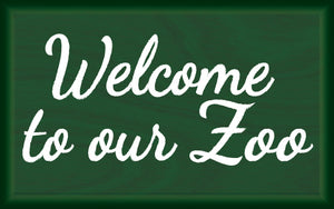 Wood Frames - Zoo - Welcome To Our Zoo