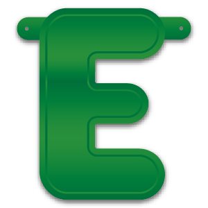 Build-A-Giant-Banner Letter E