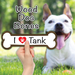 Wood Dog Bones